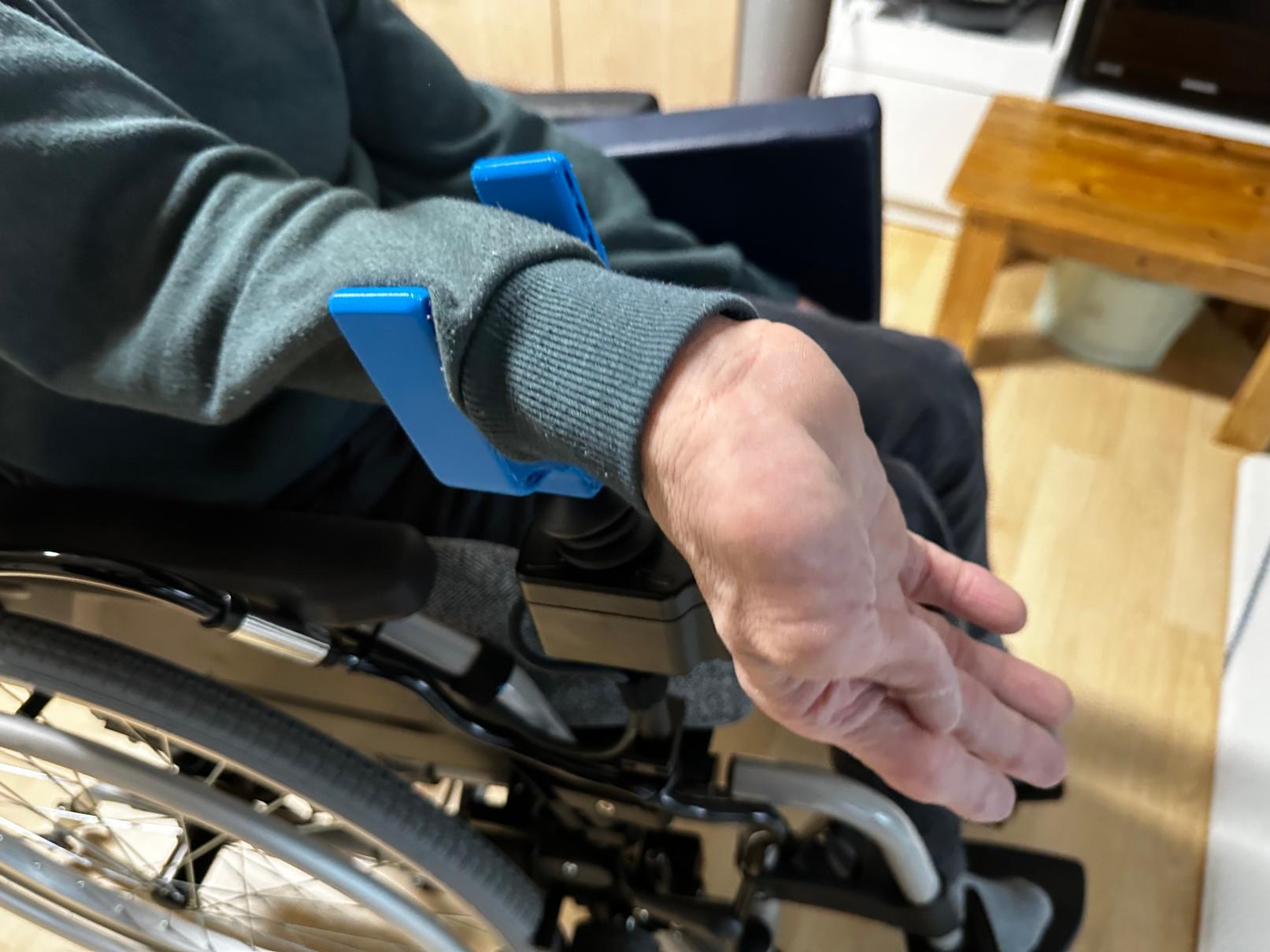 수동휠체어 추진장치 조이스틱 변경