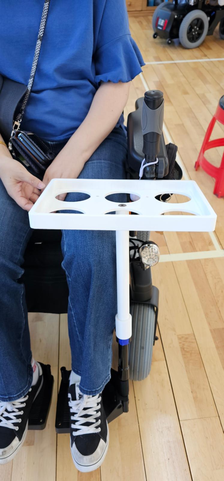 전동휠체어 보치아 트레이