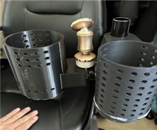 휠체어 컵 거치대 제작 사례