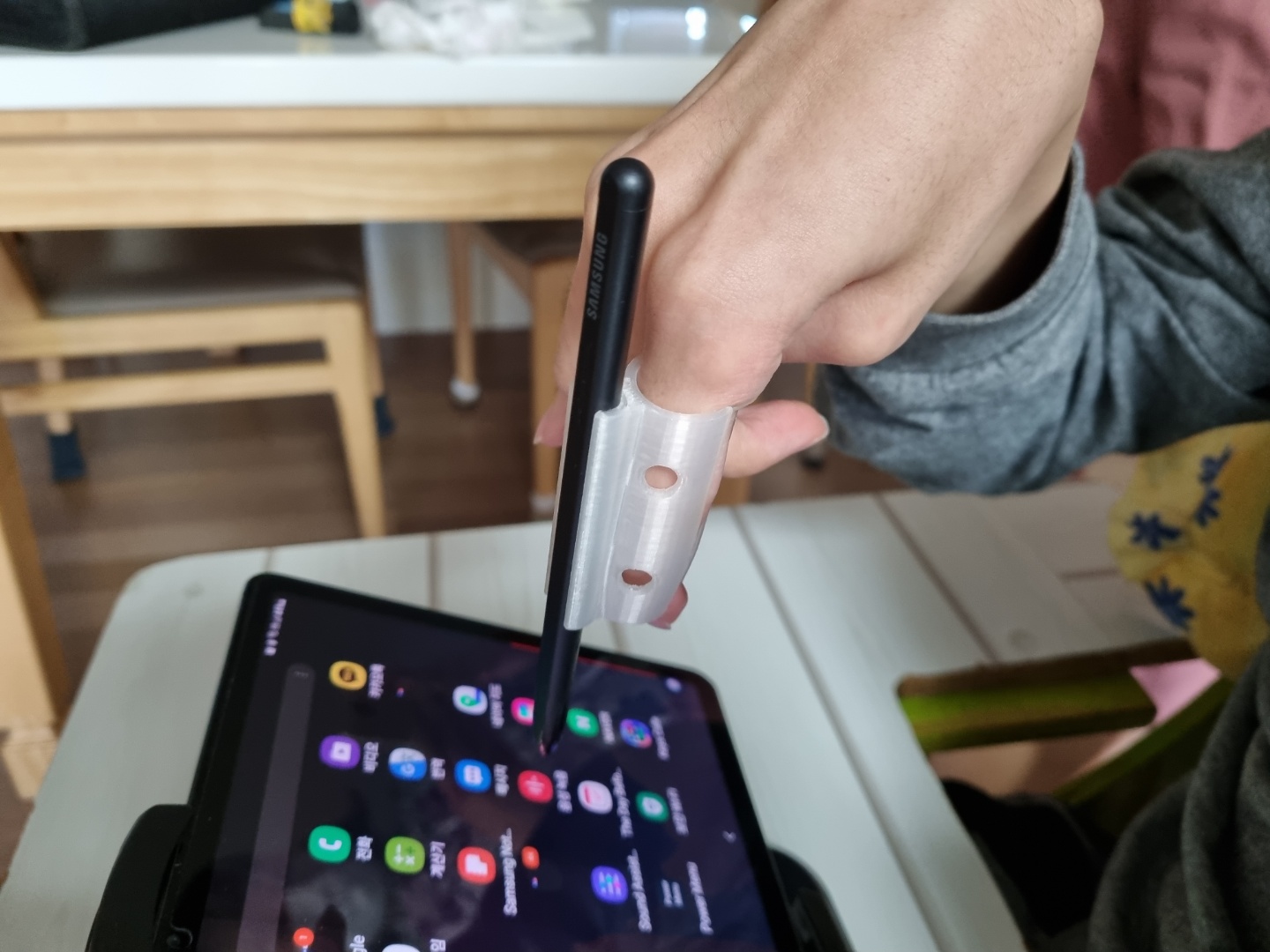 손가락 터치펜 홀더(S펜)