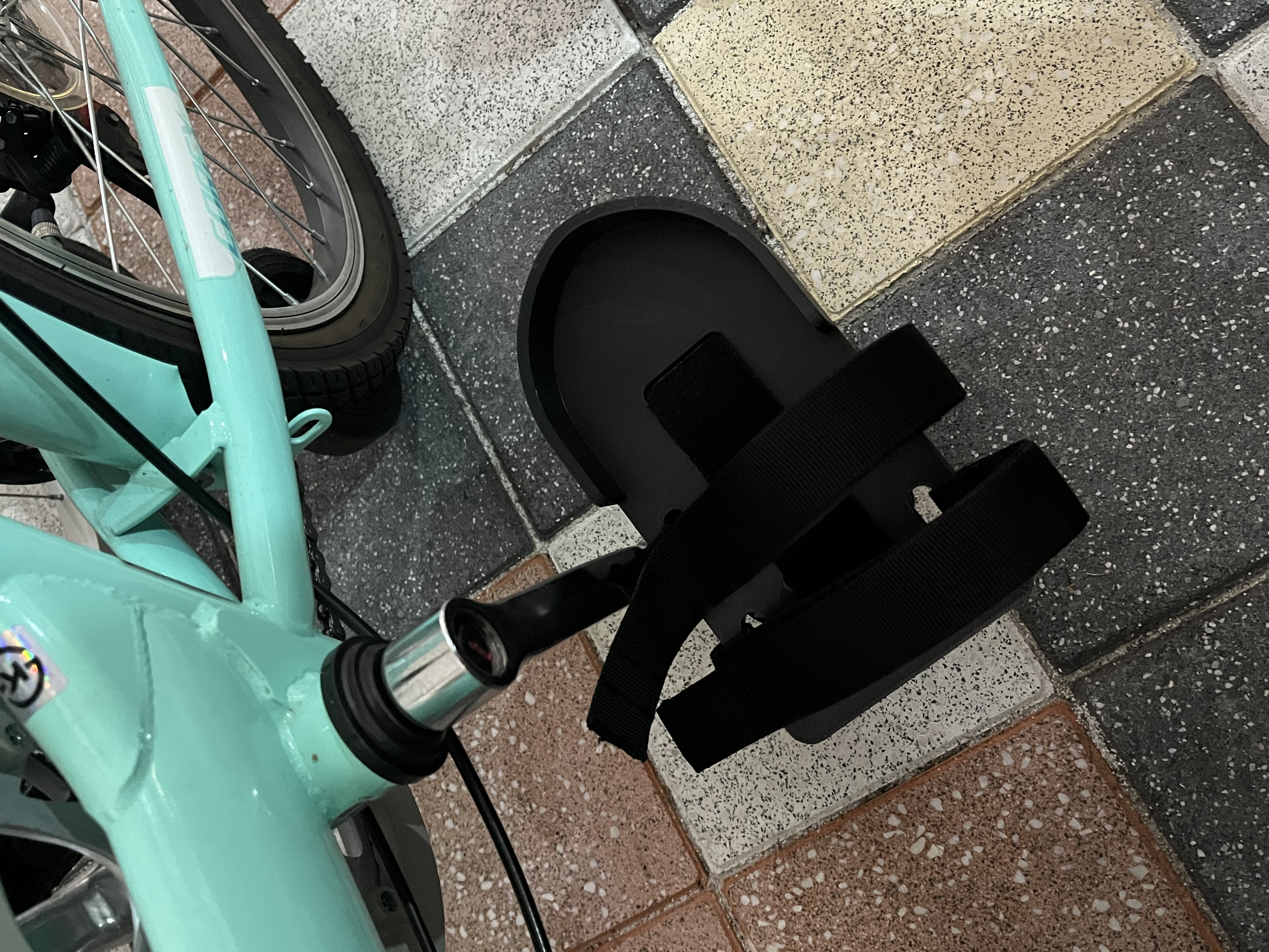 자전거 발 받침대