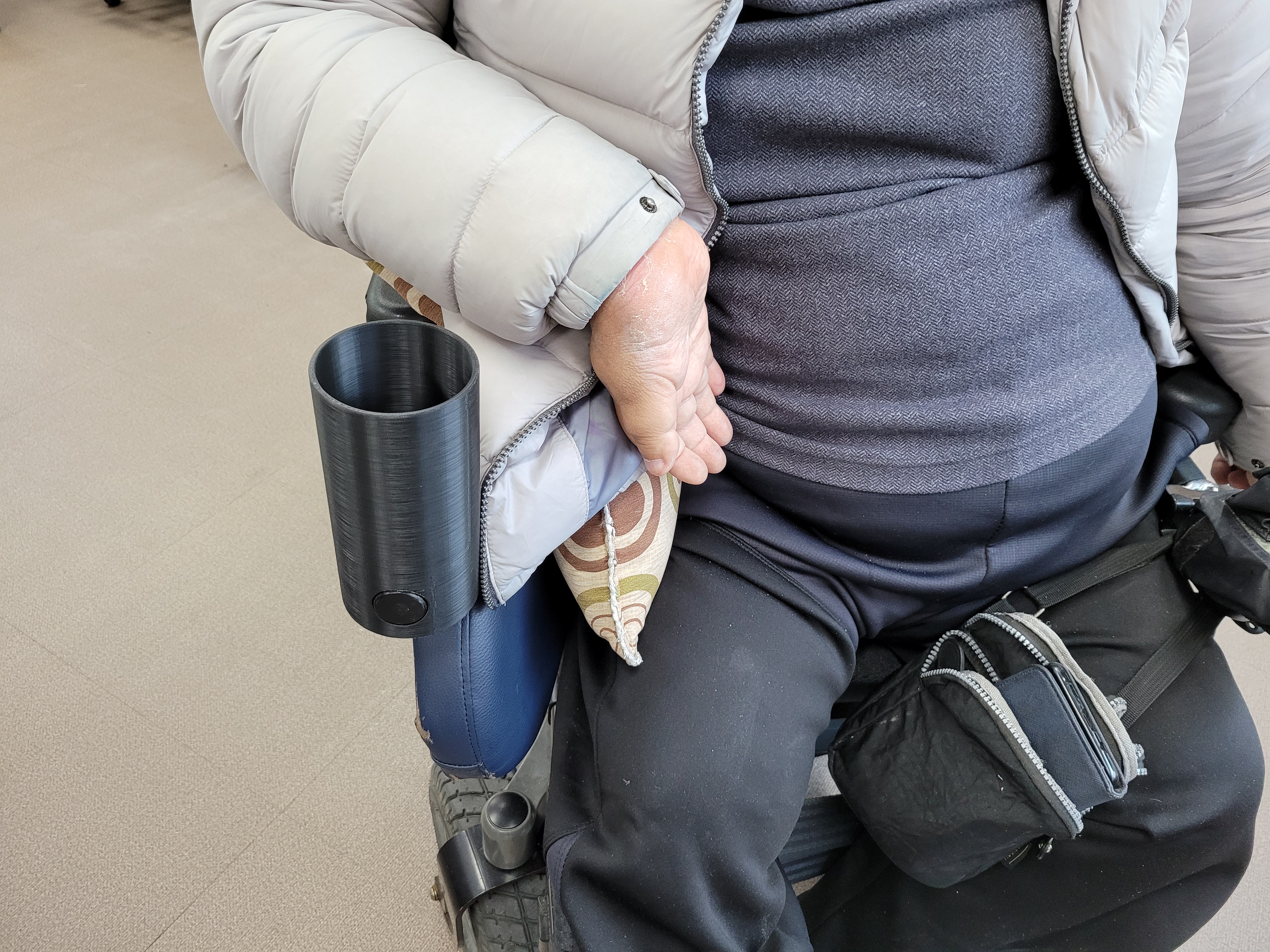 전동휠체어 컵홀더(스윙 타입)