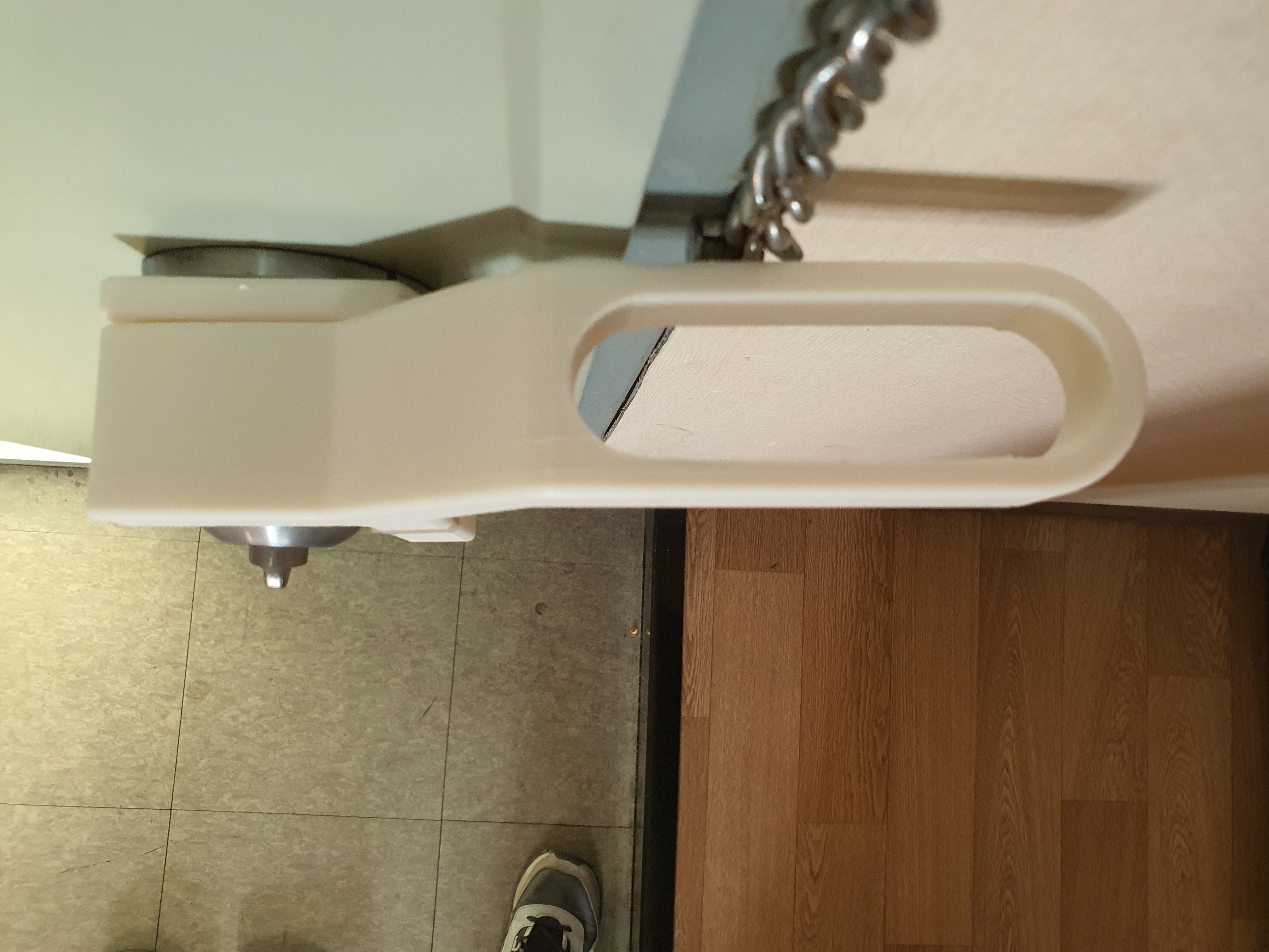 원통형 철제 문고리 보조 손잡이