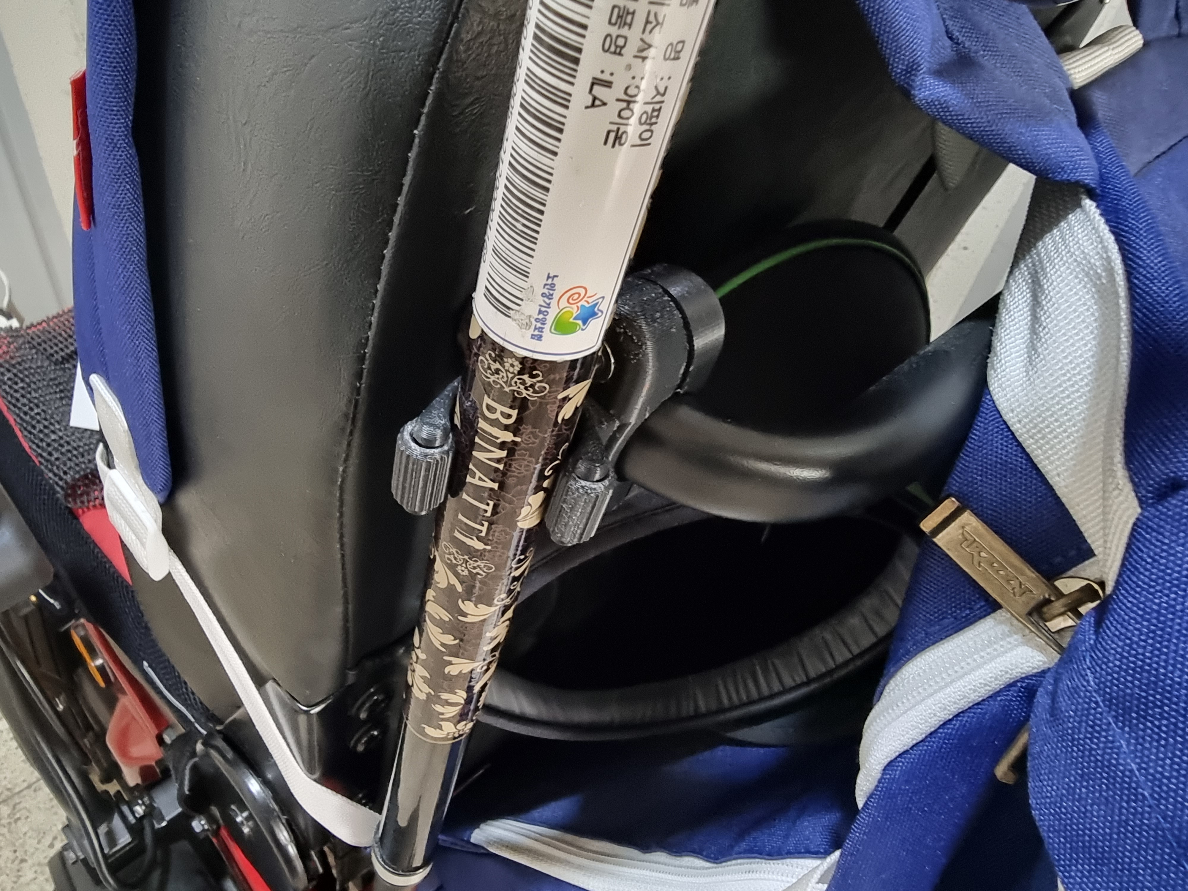 전동휠체어 지팡이 거치대