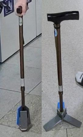 섰다! 지팡이