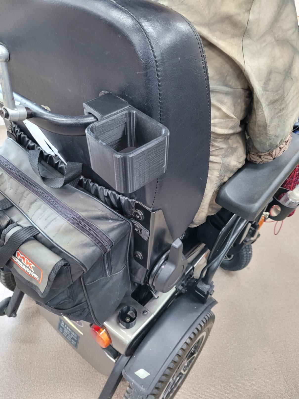 전동휠체어 우산거치대