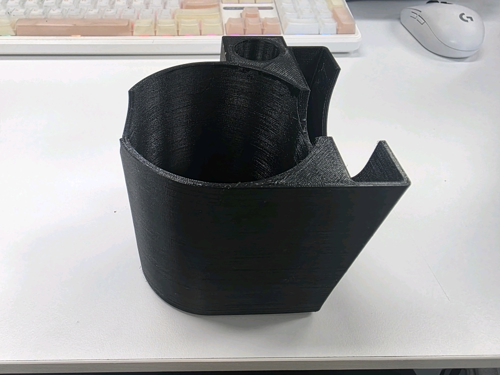 컵 홀더(전동휠체어 안전손잡이 고정용)