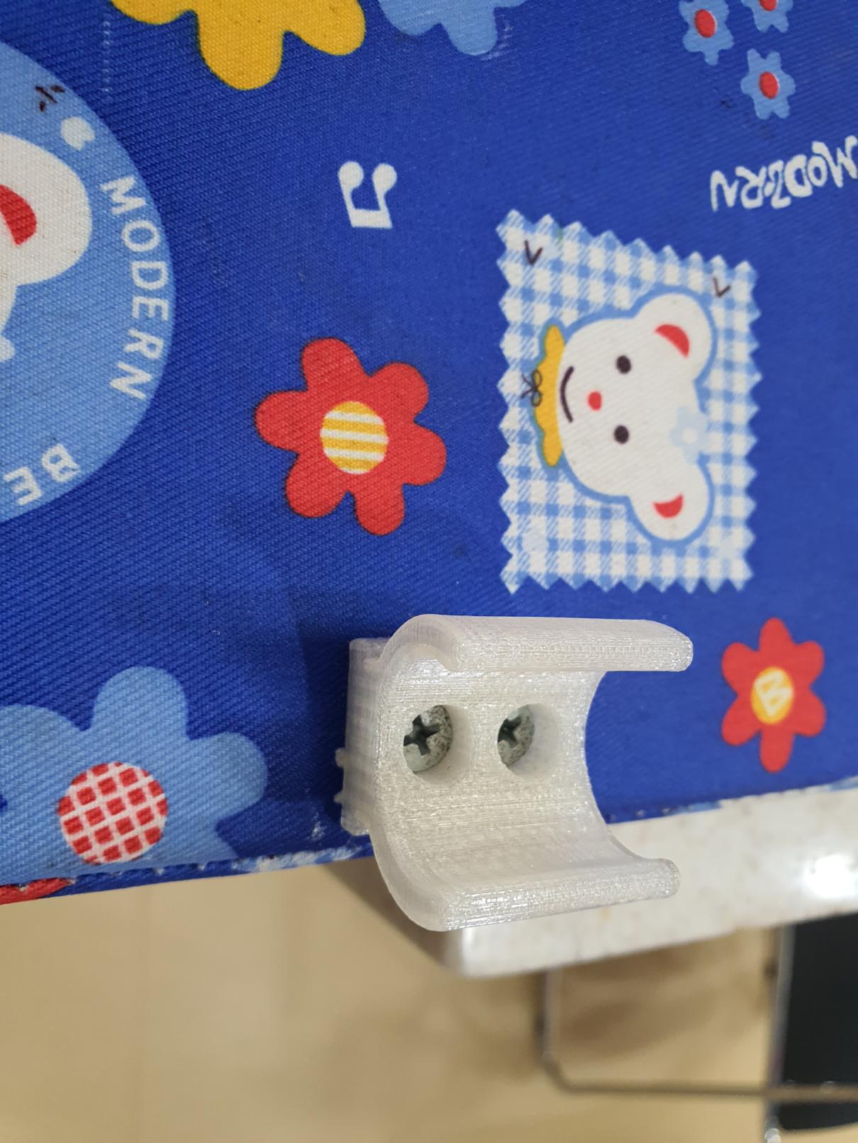 아동용휠체어 등받이 브라켓